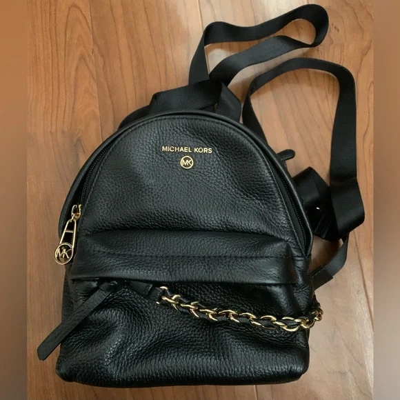 Michael Kors Slater Extra-Small, Pebbled Leather Convertible Backpack